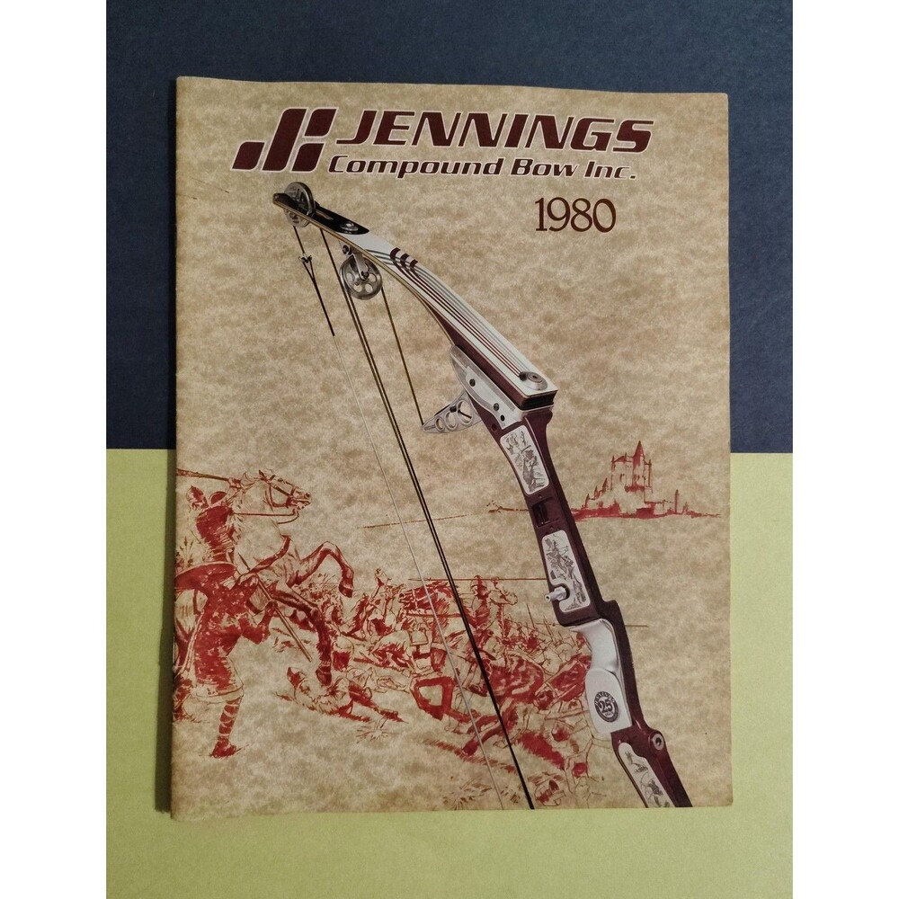 Vintage Jennings Compound Bow Catalog 1980 Archery Hunting Illustrated USA Arrow